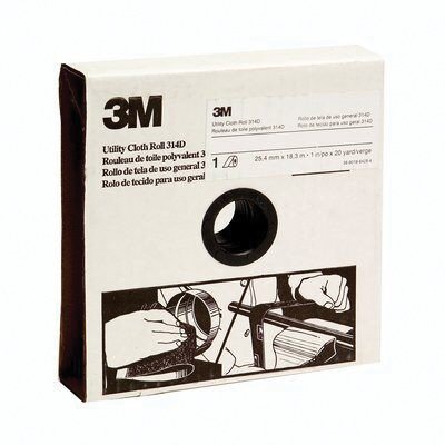 3M 3M Utility Cloth Roll 314D, 1 in x 20 yd P120 J-weight 7000118503 - alternate 1